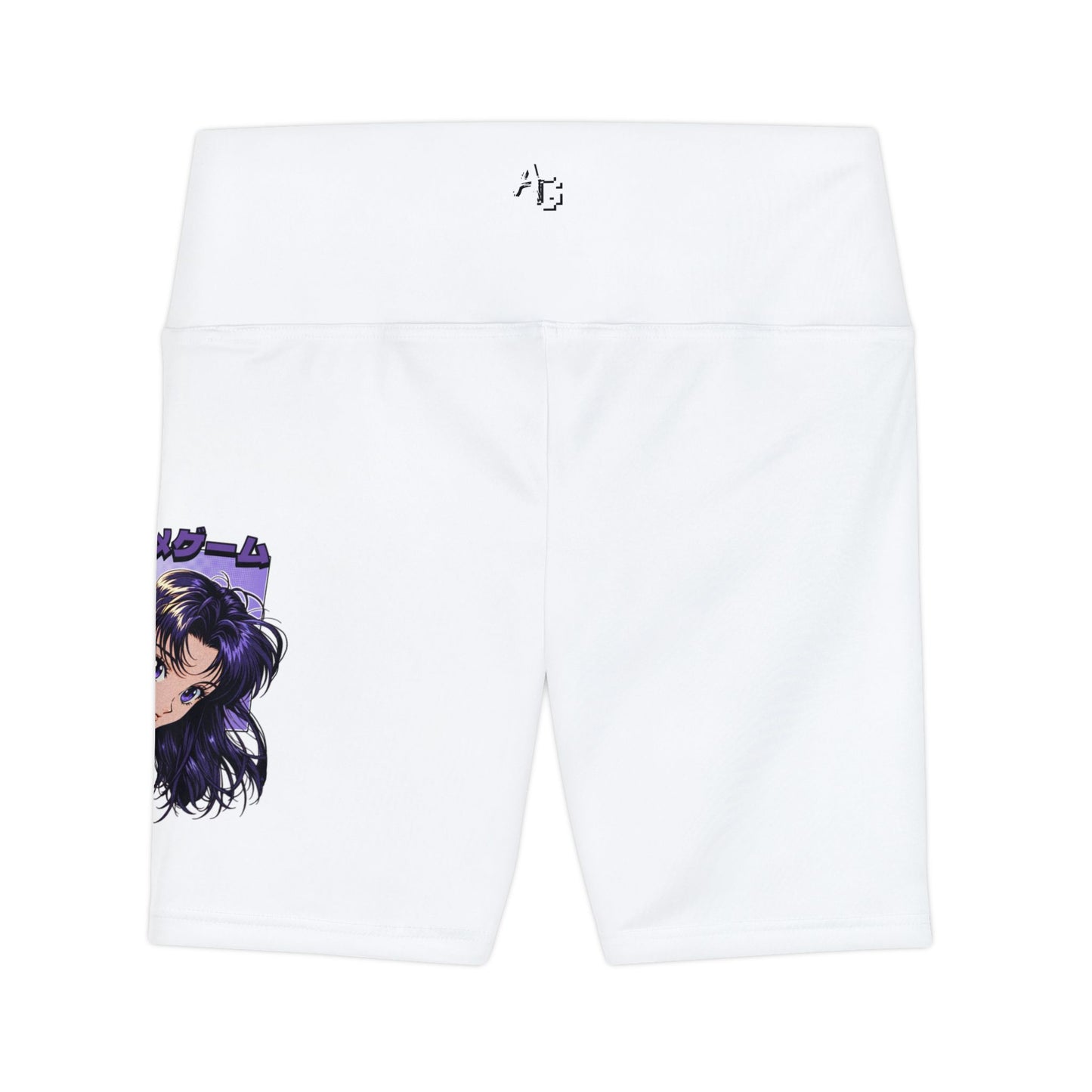 AniGame "Curious Purple" Women's Workout Shorts | Activewear, Gym Shorts, Fitness Apparel, Anime Lovers, Casual Wear, Yoga Shorts