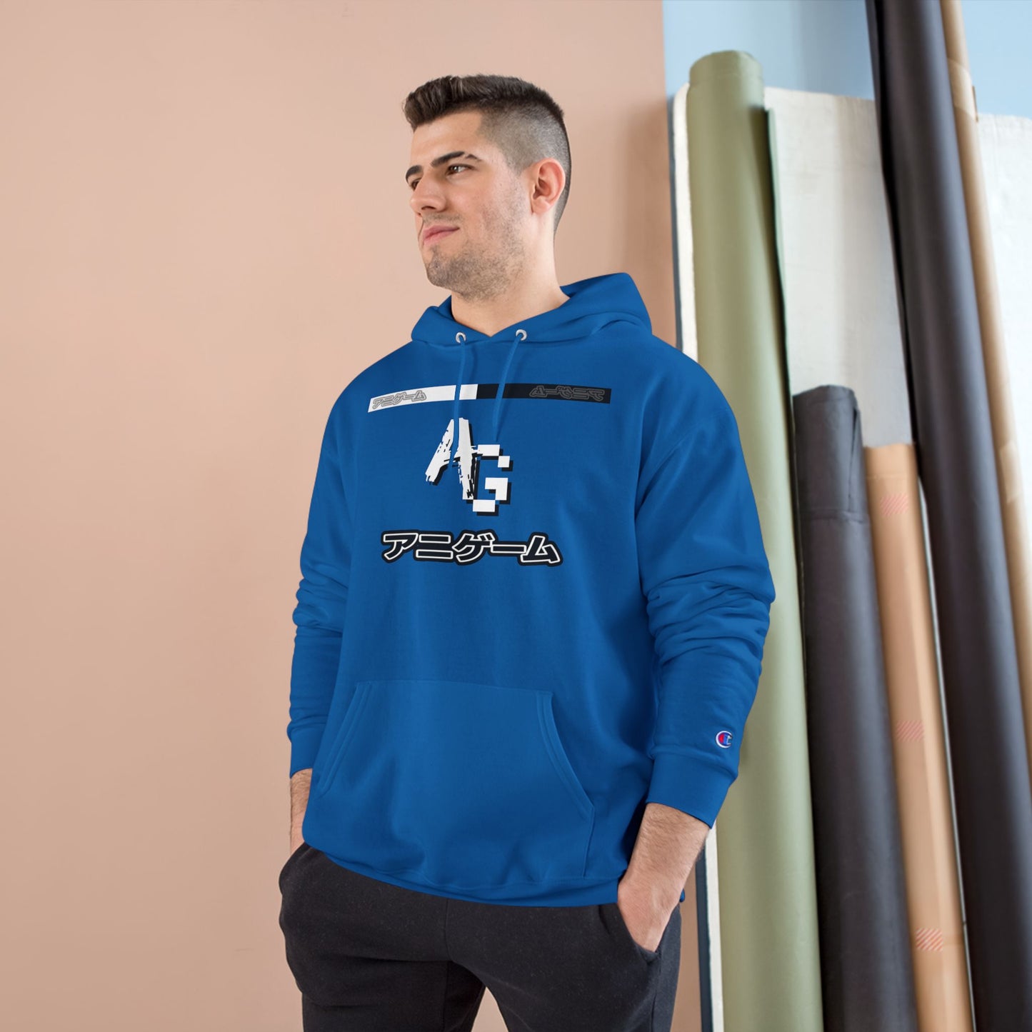 AniGame x Champion Hoodie - Stylish and Comfy Casual Wear