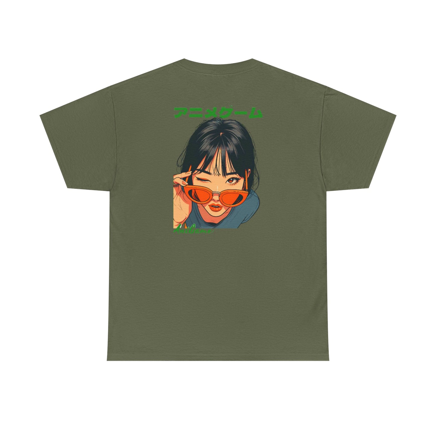 AniGame “Orange Wassup” T-Shirt , Vintage Anime Shirt, Unisex Cotton T-Shirt, Casual Graphic Wear