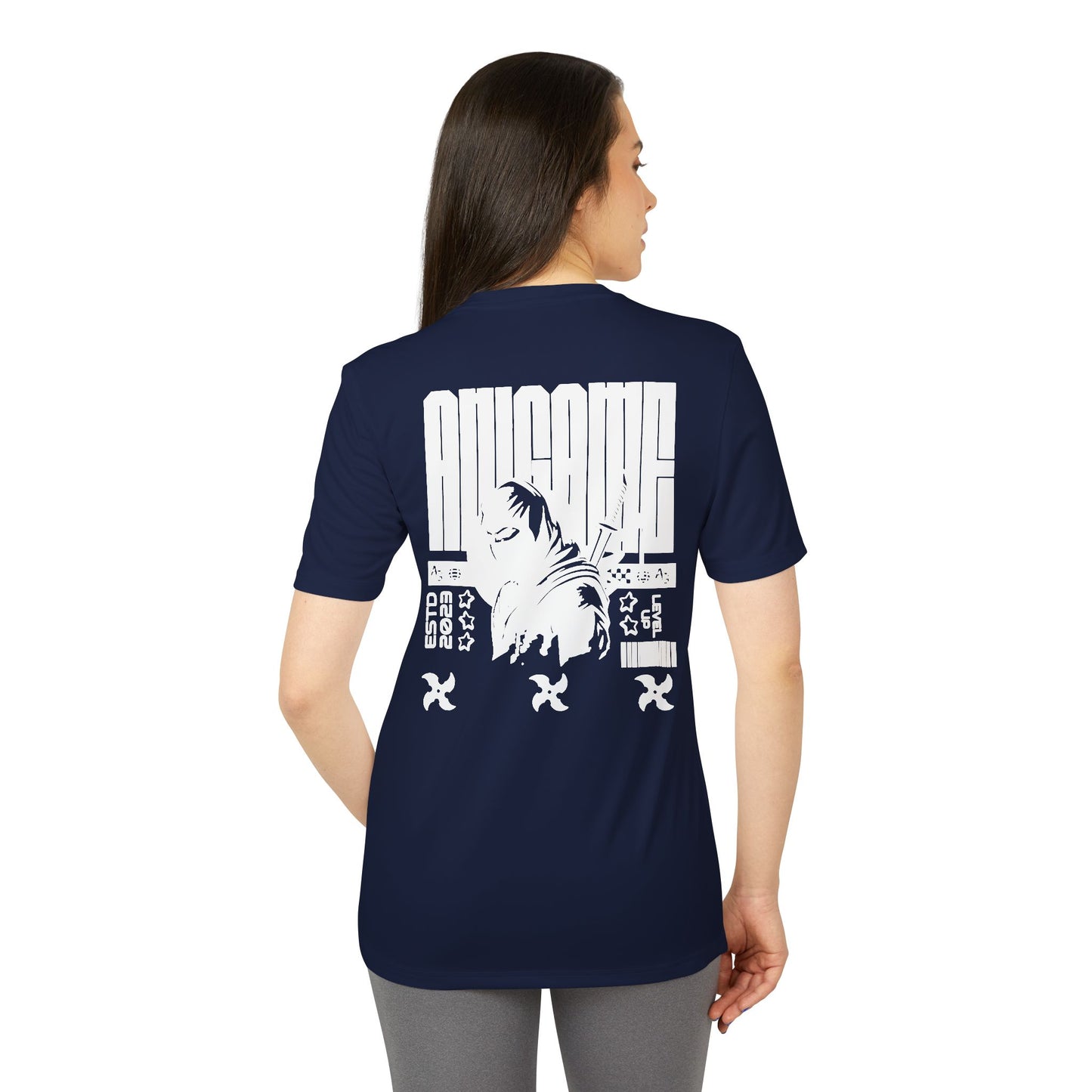 AniGame x Adidas “Dark Shinobi” Unisex Sport T-shirt