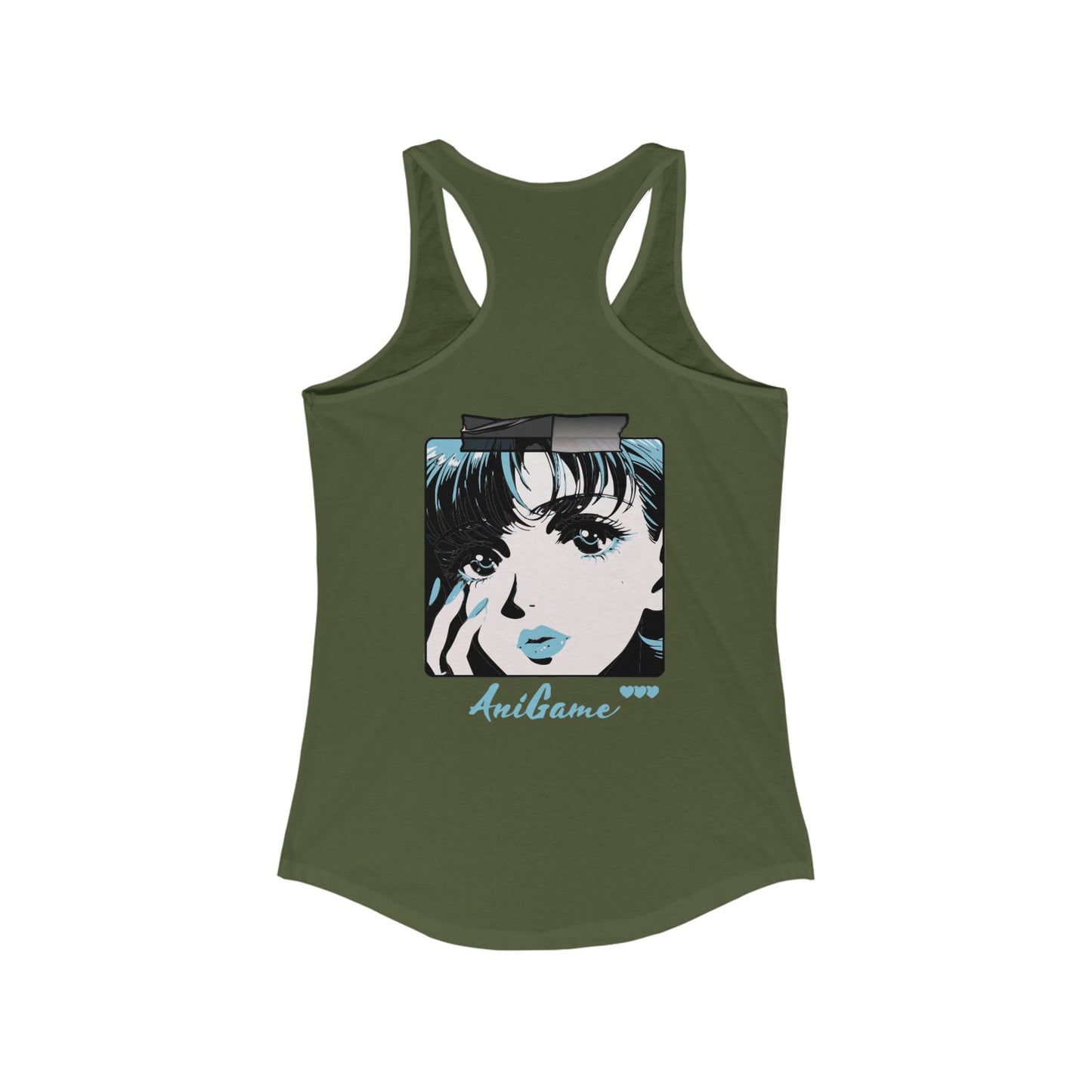 AniGame "Blue Surprise" Women's Racerback Tank