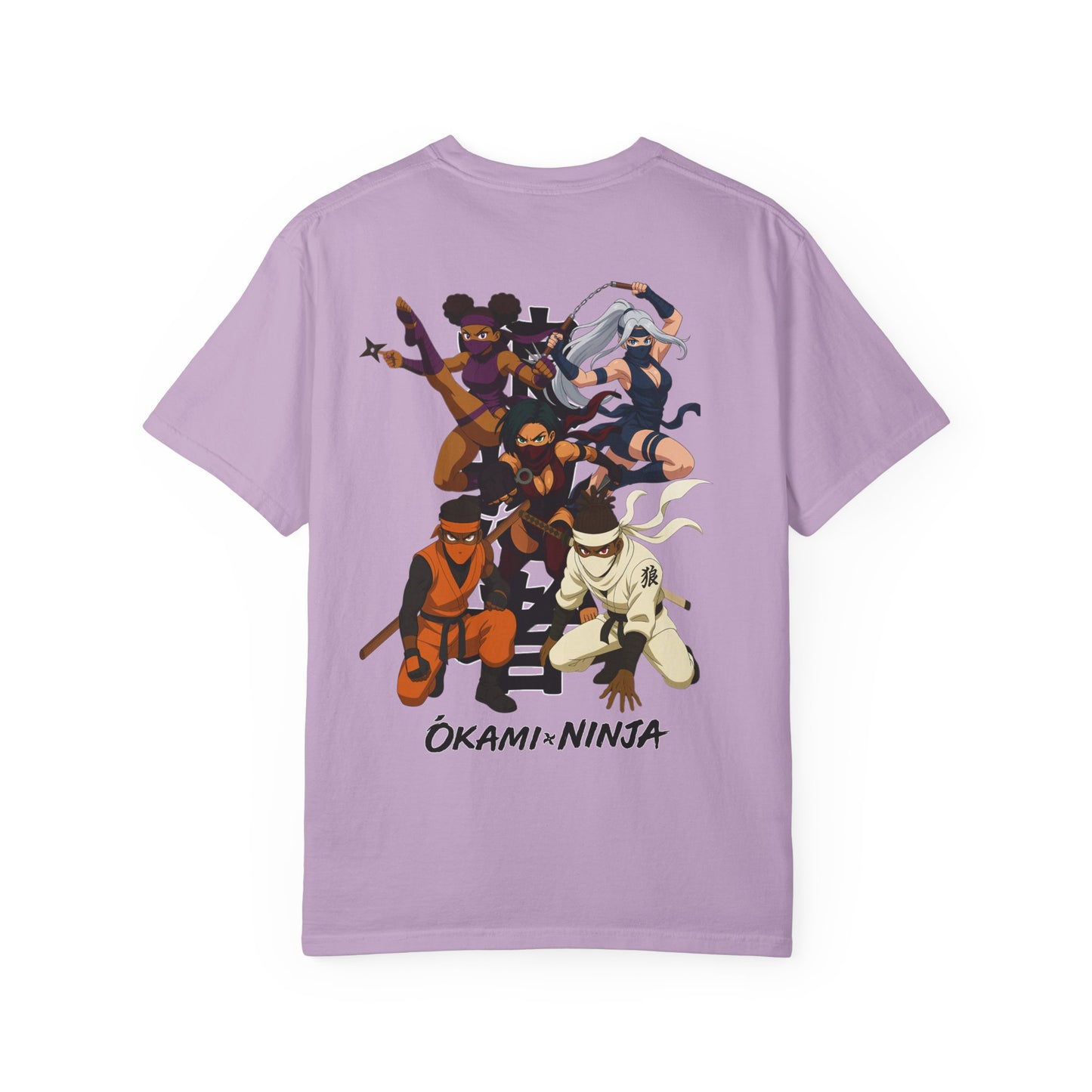 AniGame Original ~ “Ōkami Ninja” Unisex T-shirt - Anime Streetwear Casual Design