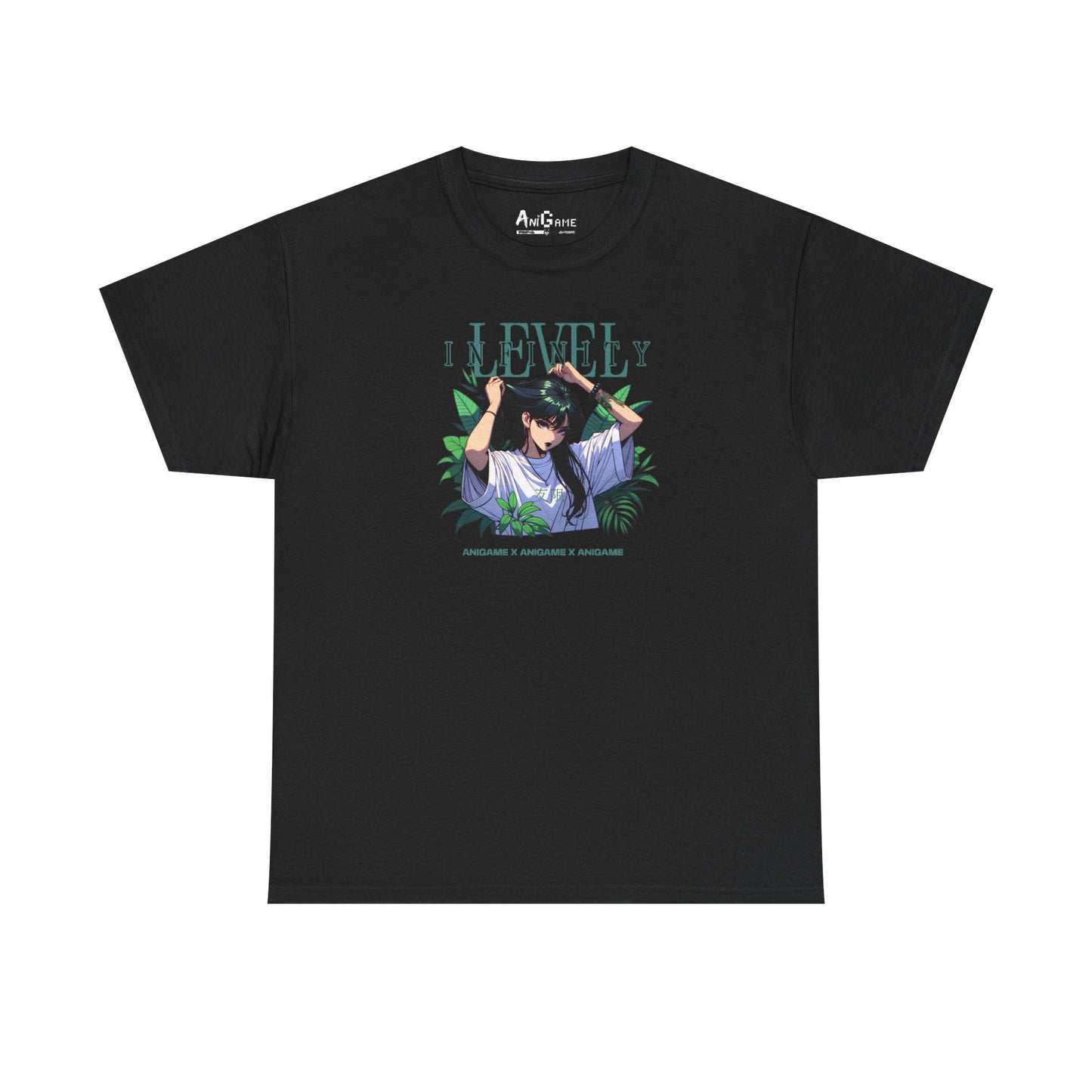 AniGame “Level Infinity” T-Shirt - with anime-Inspired Graphic, Unisex Cotton Tee, Casual Wear, Gift for Friends