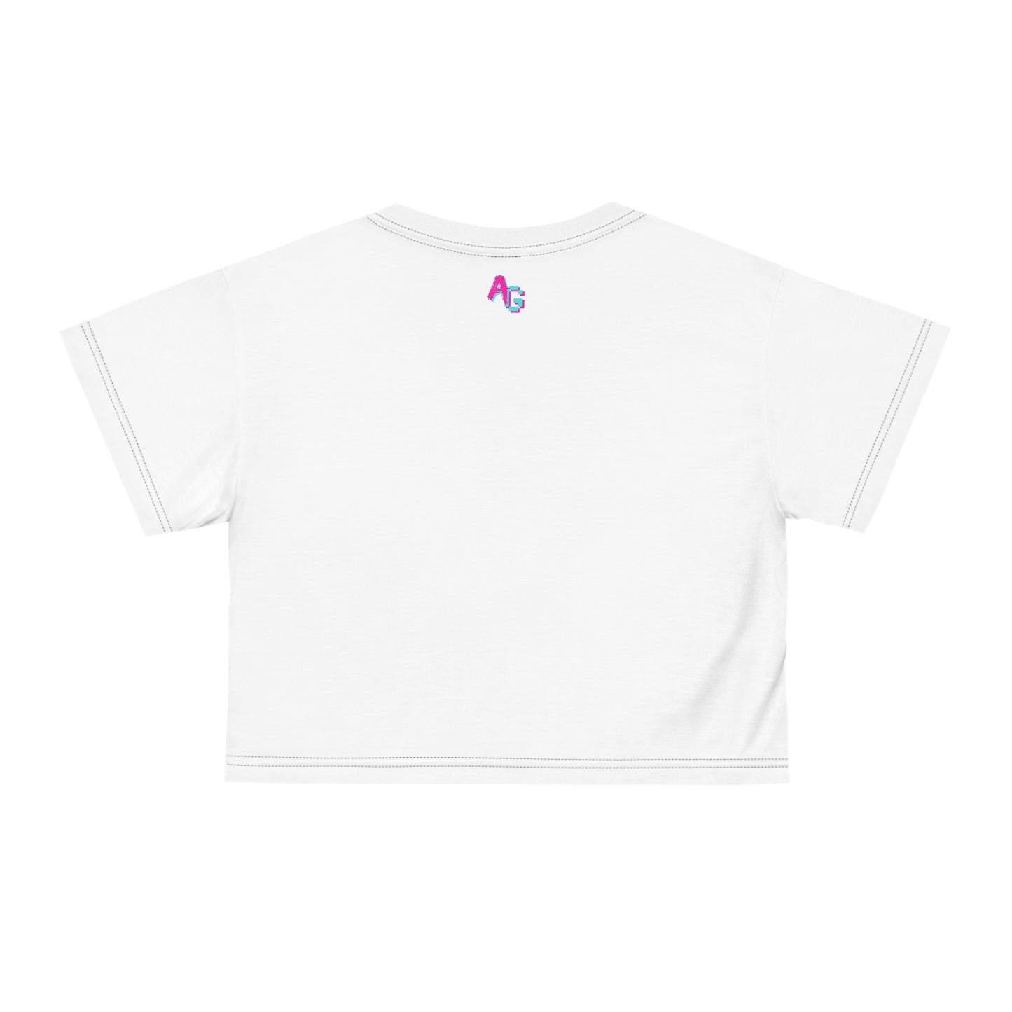 AniGame Original - “Kyro the Wolf” Crop Tee for Gamers | Cute Wolf Design | Perfect for Festivals, Twitch, Gifts, Summer Wear