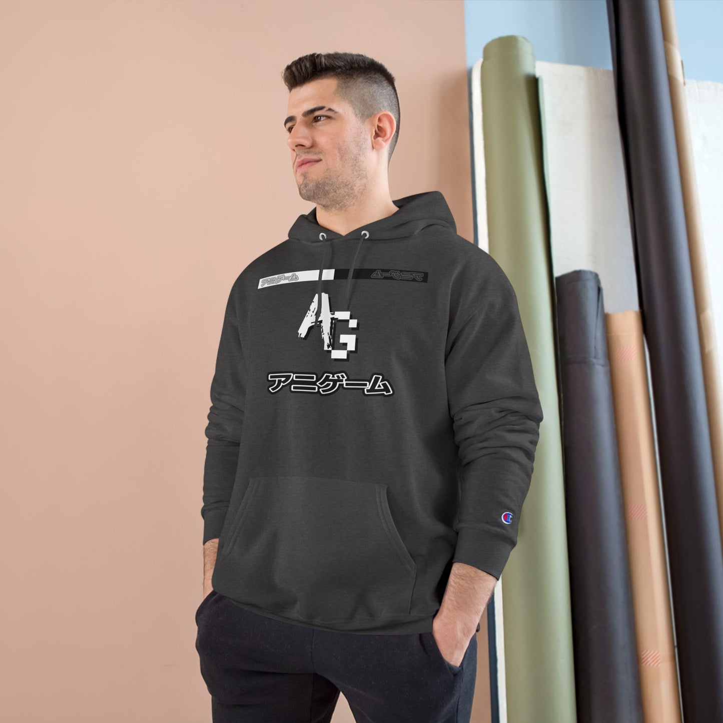 AniGame x Champion Hoodie - Stylish and Comfy Casual Wear