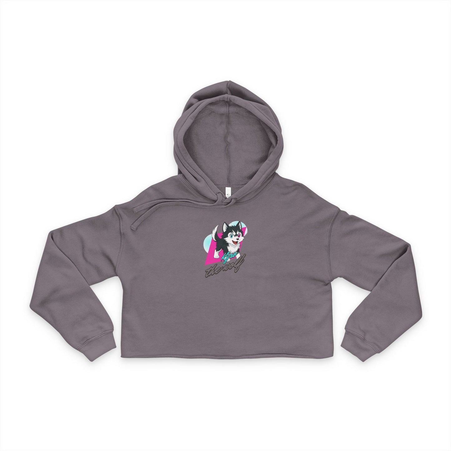 AniGame “Kyro The Wolf” Women's Cropped Hoodie