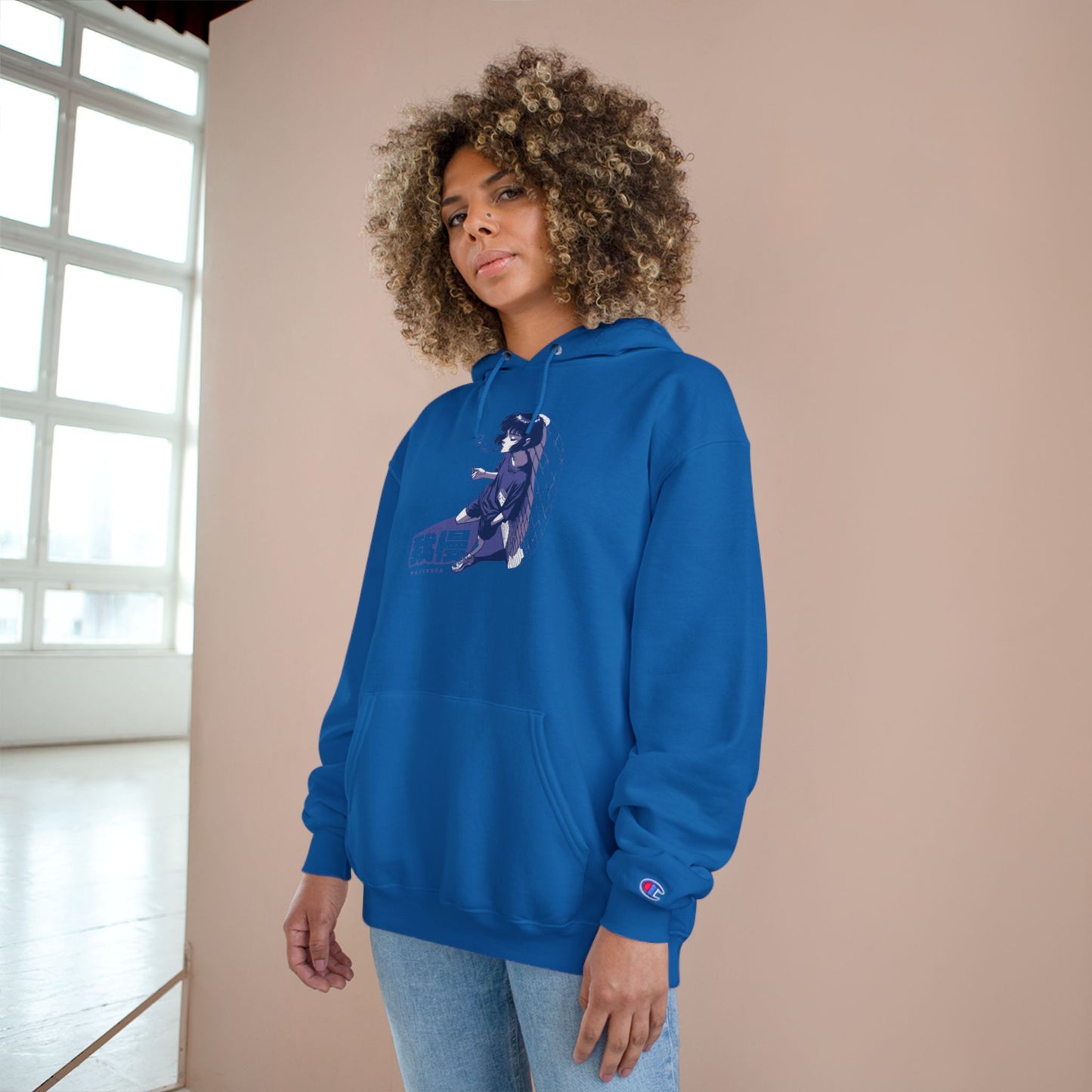 AniGame X Champion “PATIENCE” Hoodie | Level Up Style, Cozy Streetwear, Perfect Gift for Friends, Relaxed Aesthetic, Casual Wear