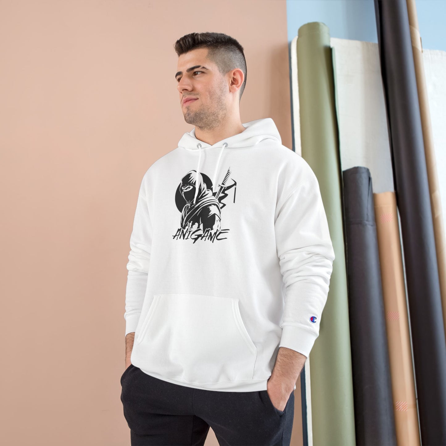 AniGame X Champion “Dark Shinobi”Hoodie