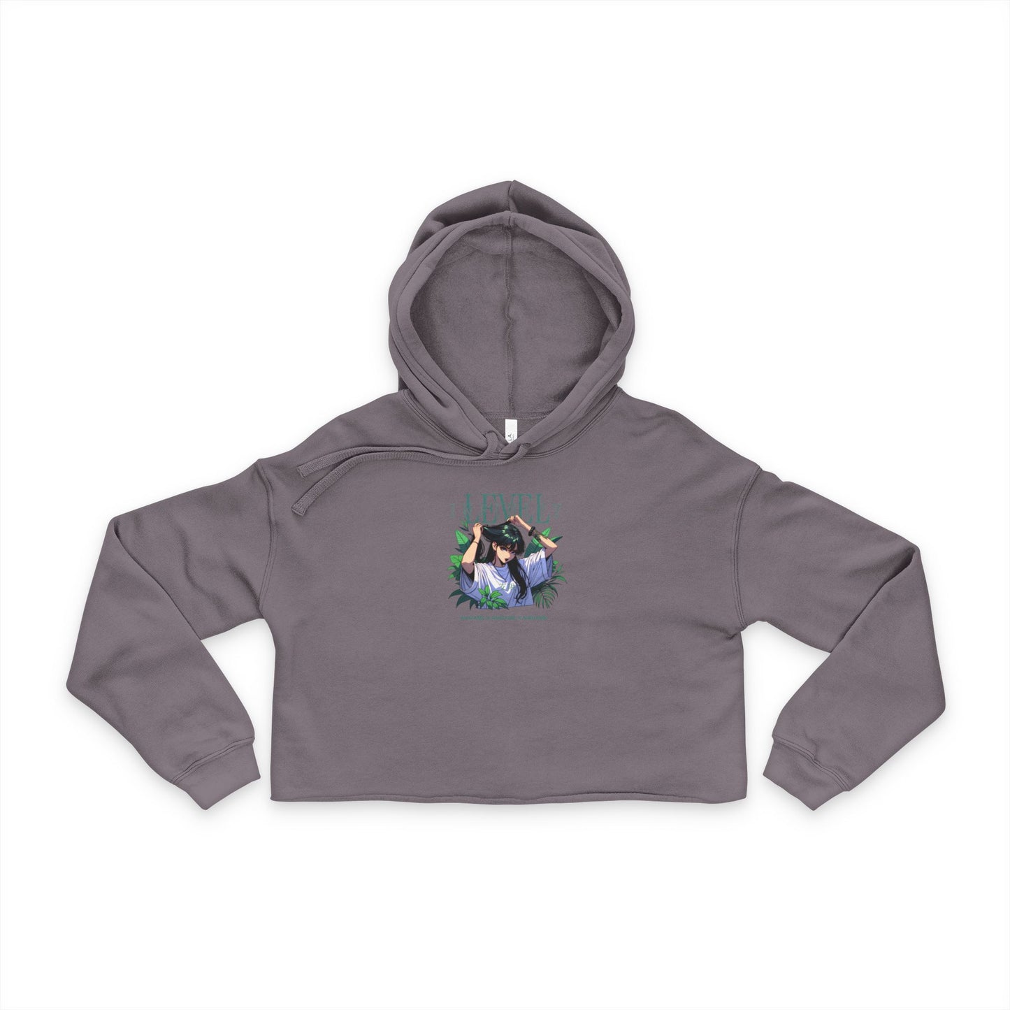 AniGame “Level Infinity” Cropped Hoodie