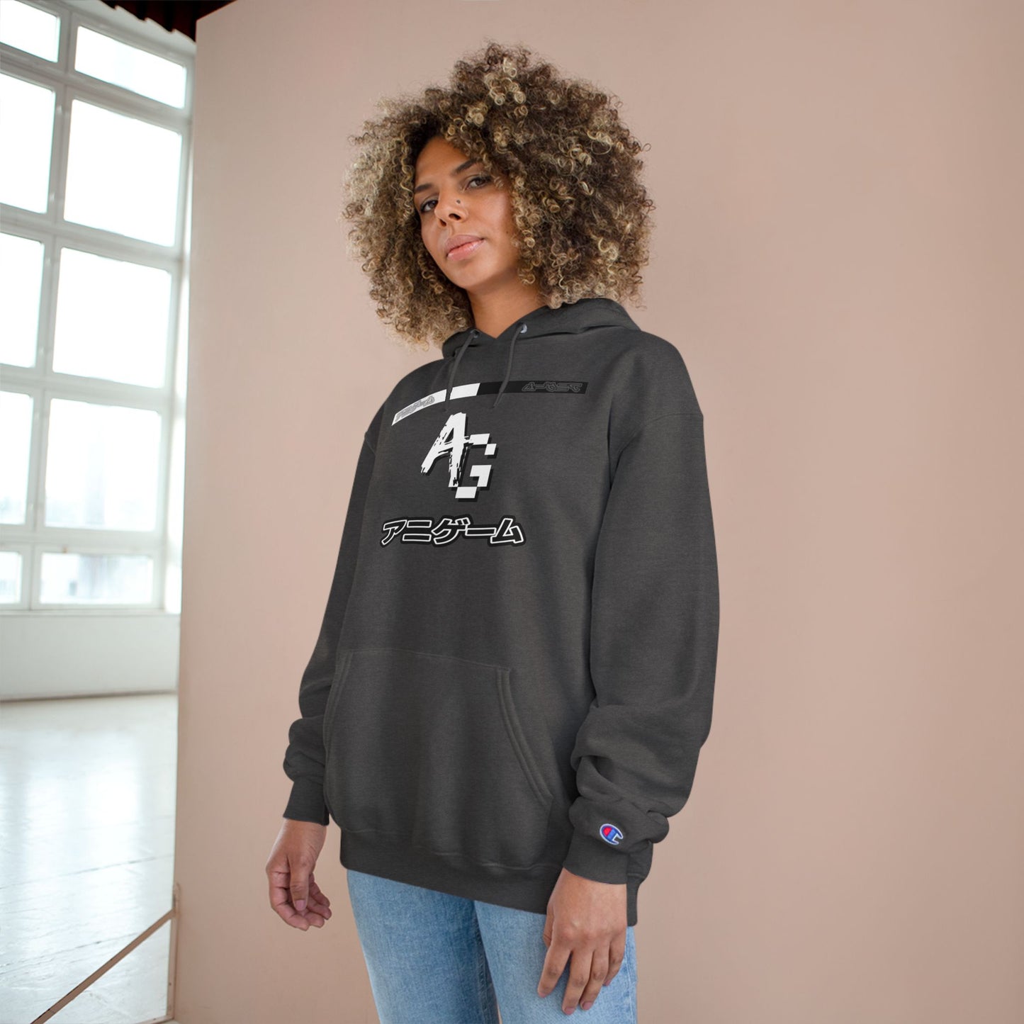 AniGame x Champion Hoodie - Stylish and Comfy Casual Wear