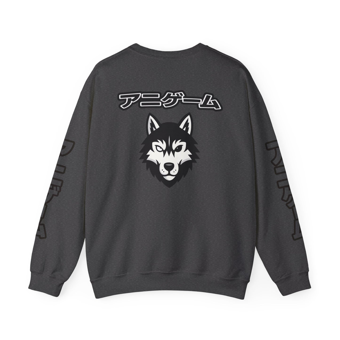 AniGame Unisex Crewneck Sweatshirt, Cozy Fashion, Graphic Sweatshirt, Gifts for Gamers, Streetwear Style