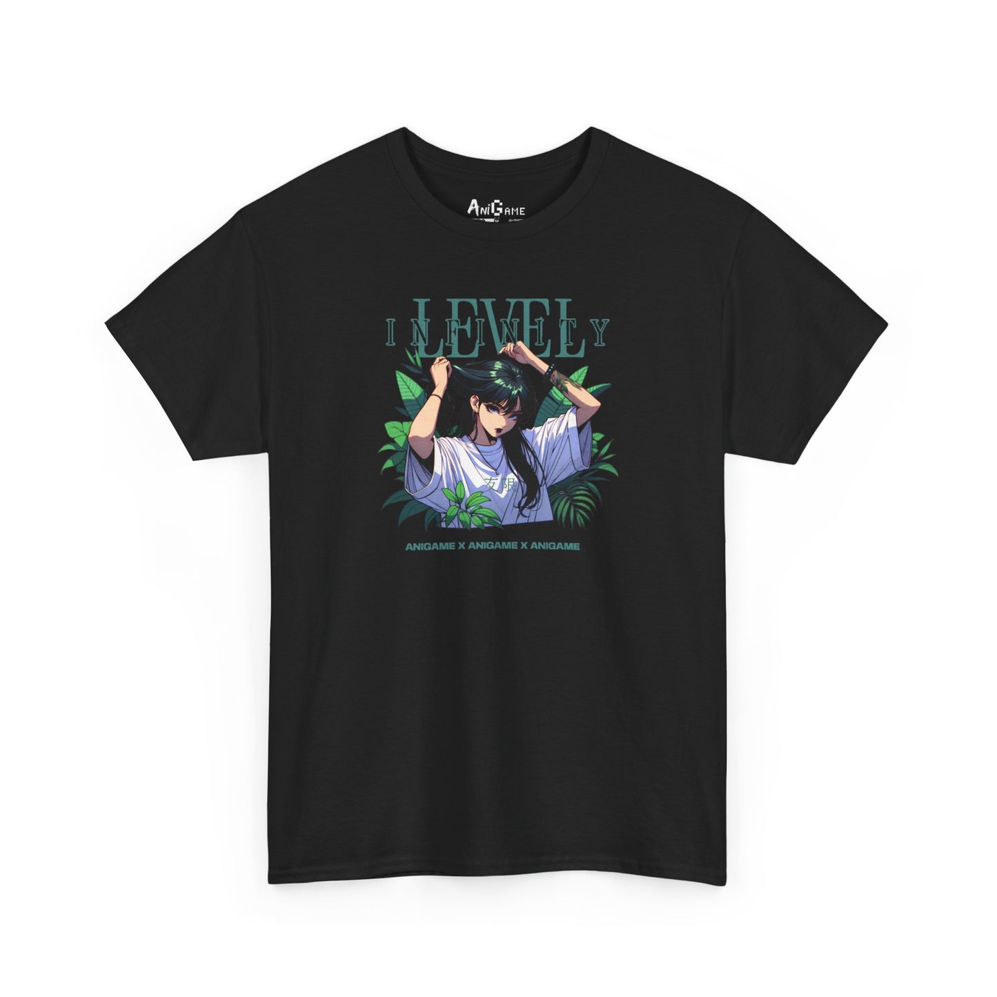 AniGame “Level Infinity” T-Shirt - with anime-Inspired Graphic, Unisex Cotton Tee, Casual Wear, Gift for Friends