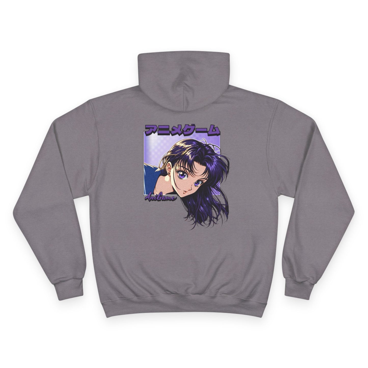 AniGame X Champion “CURIOUS PURPLE” Hoodie