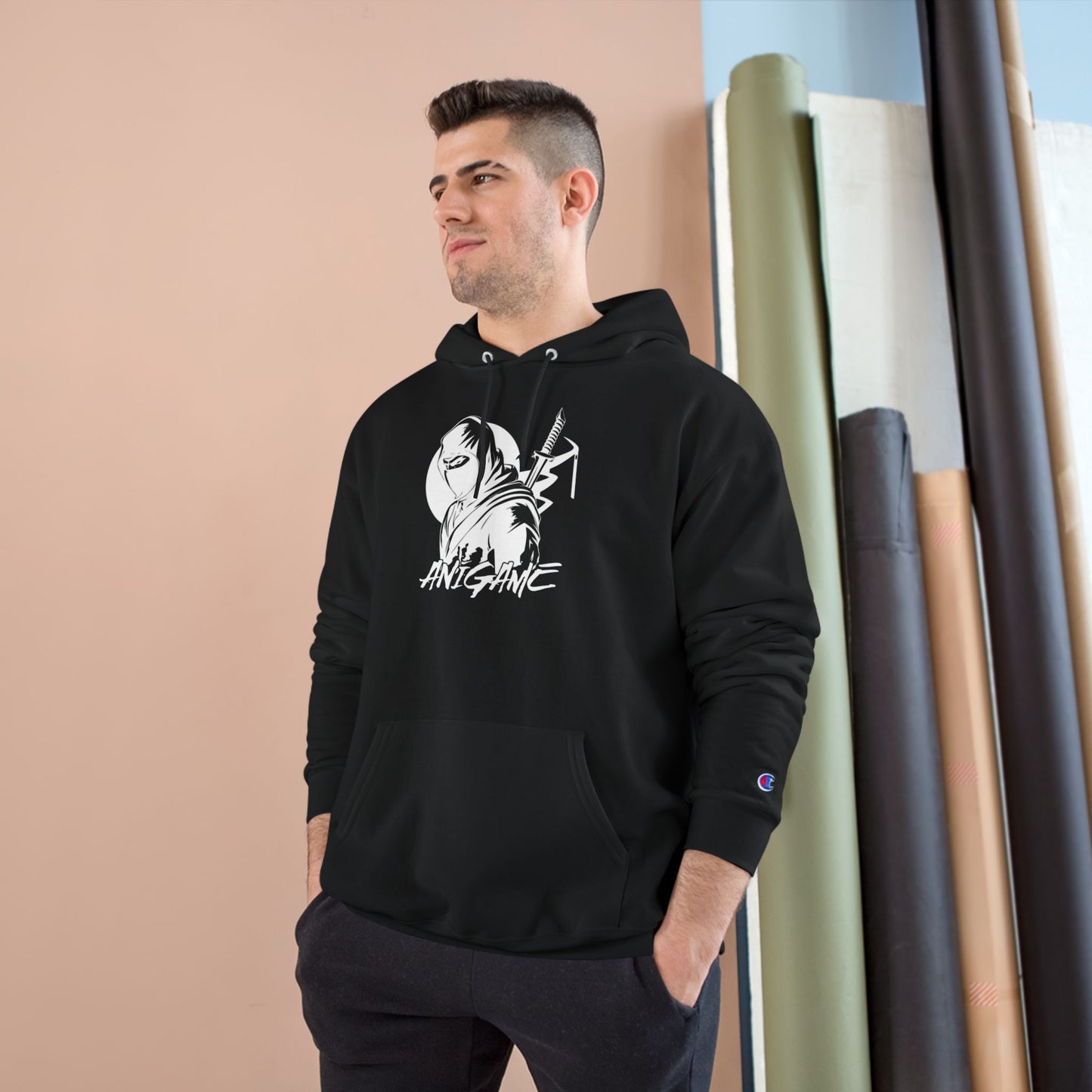 AniGame X Champion “Dark Shinobi”Hoodie
