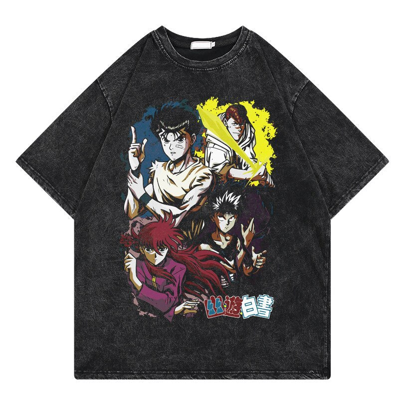 YuYu Hakusho ~ Vintage Washed T-Shirt