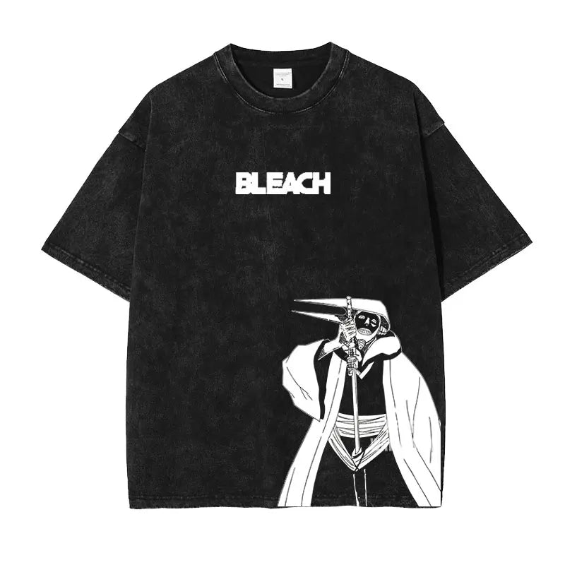 Bleach ~ Premium Vintage Washed Character T-Shirts (BLACK)