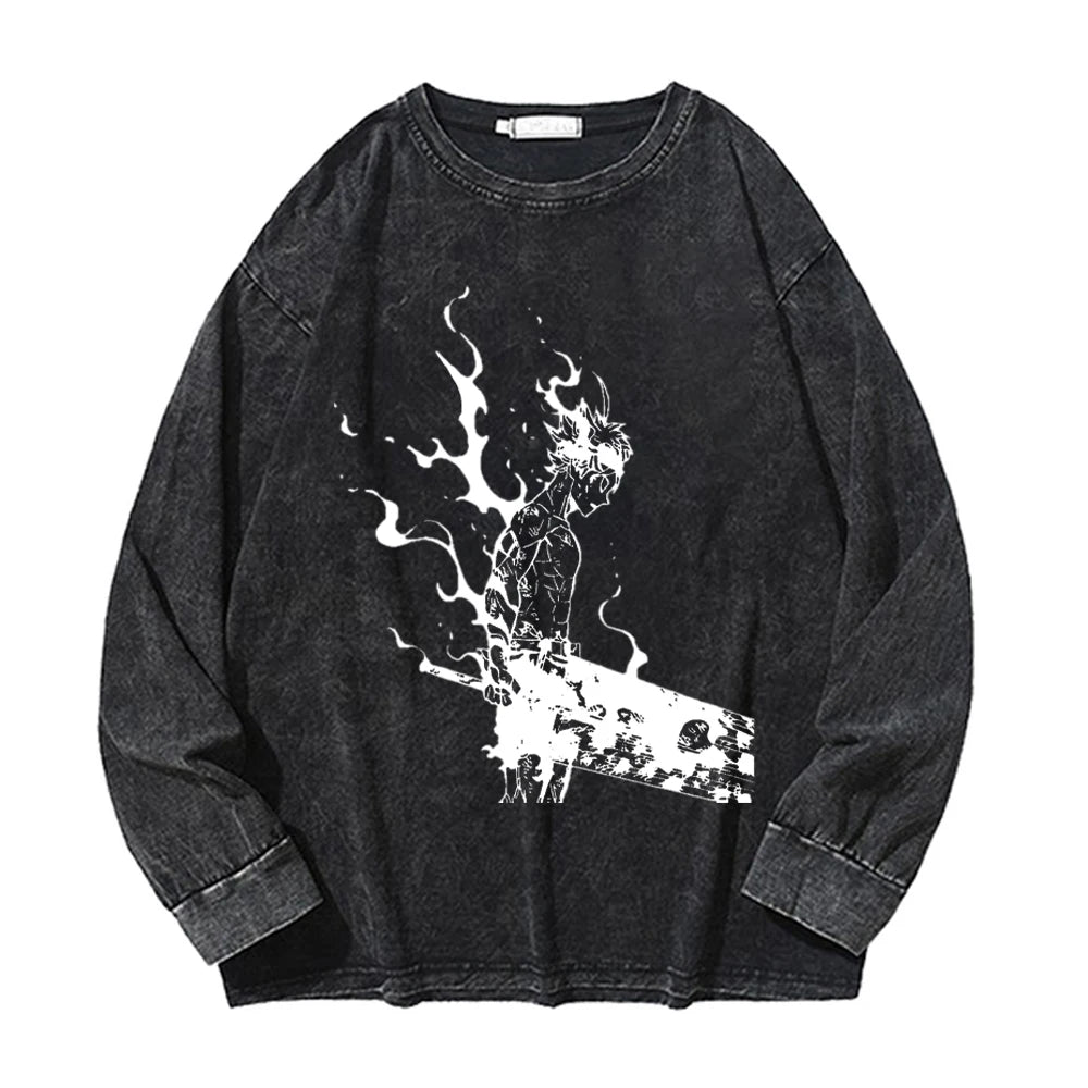 Black Clover ~ Vintage Washed Sweatshirt