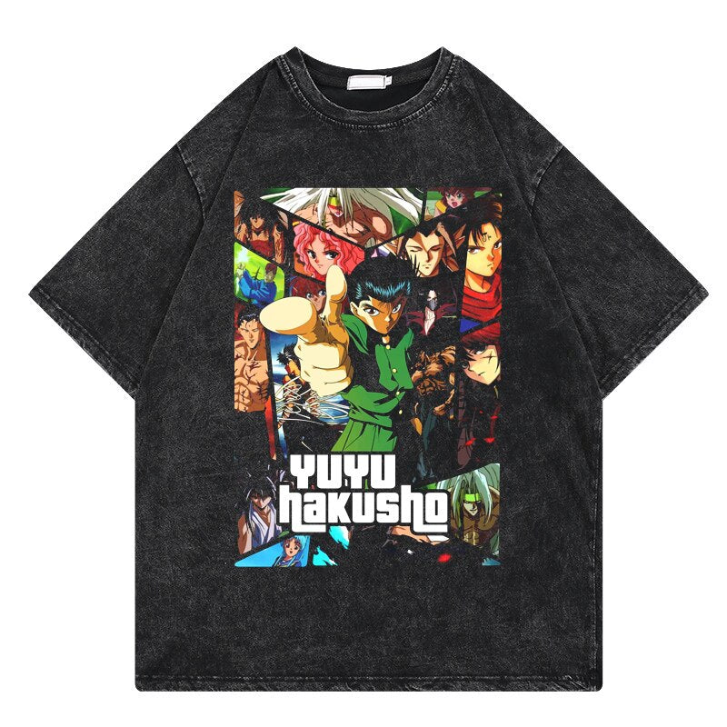 YuYu Hakusho ~ Vintage Washed T-Shirt