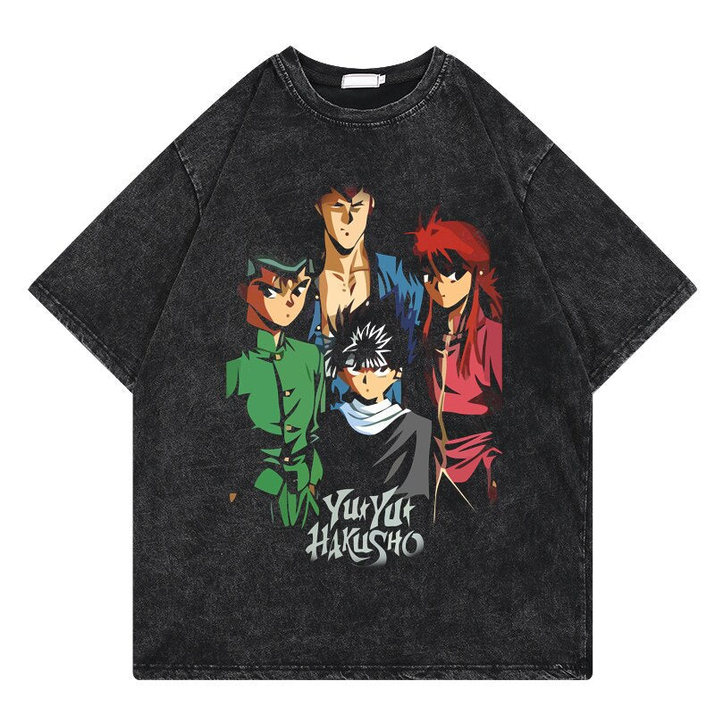 YuYu Hakusho ~ Vintage Washed T-Shirt