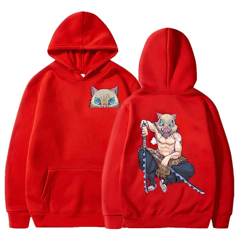 Demon Slayer ~ Inosuke Hashibira Hoodie