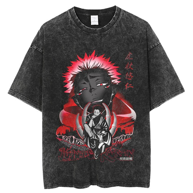 Jujutsu Kaisen ~ Vintage Washed T-Shirts