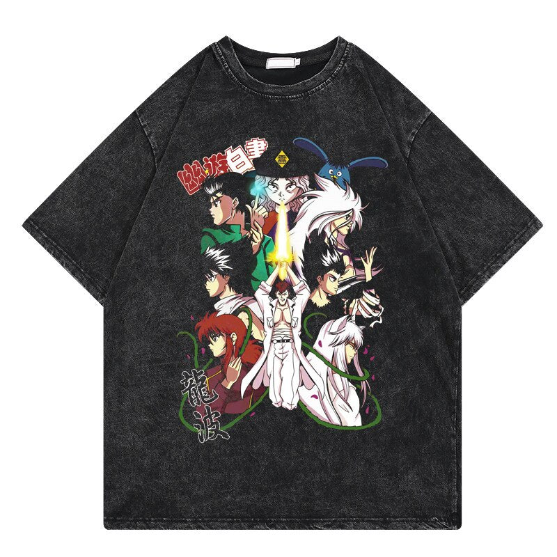YuYu Hakusho ~ Vintage Washed T-Shirt