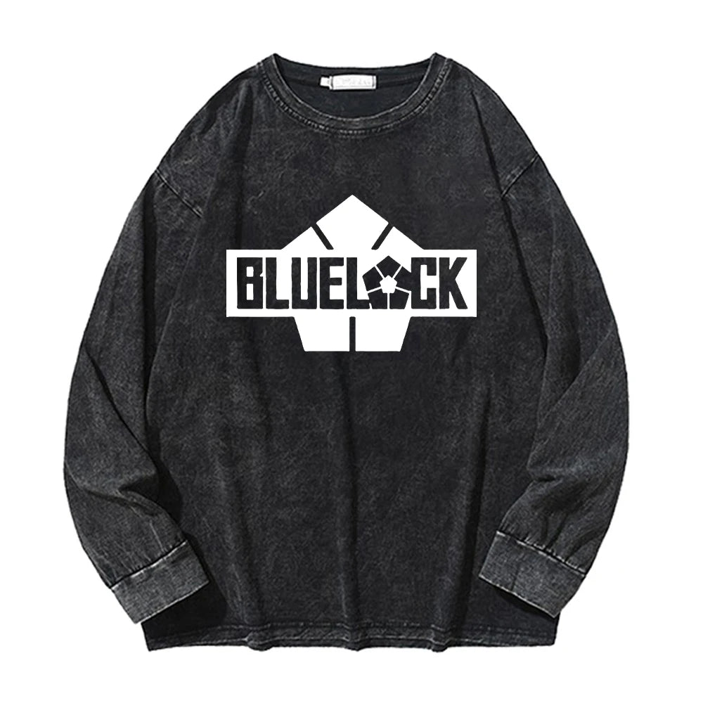 Blue Lock ~ Nagi Vintage Washed Sweatshirts