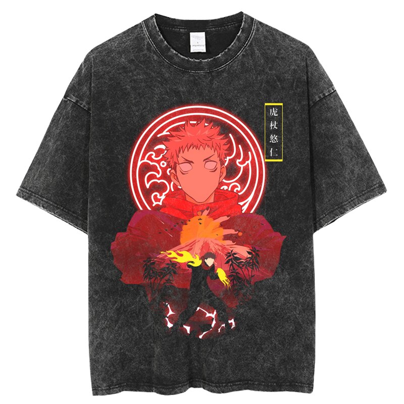 Jujutsu Kaisen ~ Vintage Washed T-Shirts