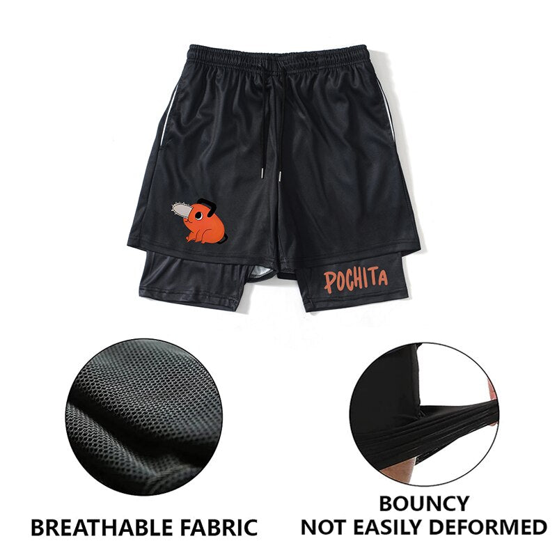Berserk ~ Gym Shorts w/ Compression