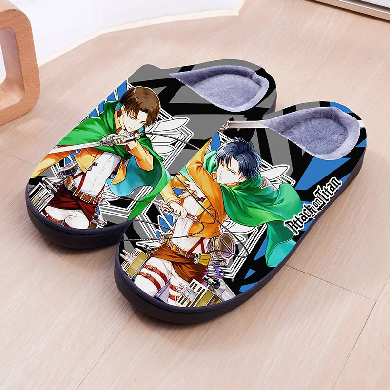 Attack on Titan ~ Non-Slip Comfy House Slippers (Low or High Backs)
