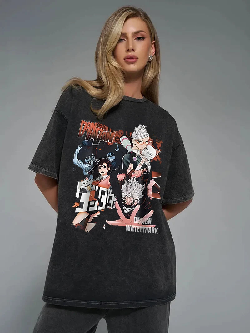 Dan Da Dan ~ Vintage Washed T-Shirts
