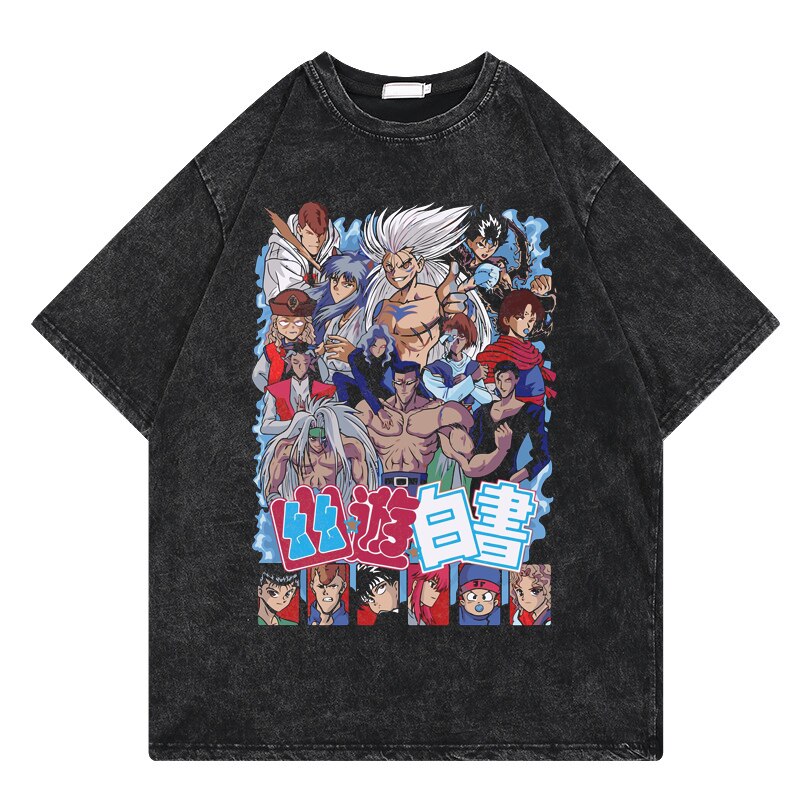 YuYu Hakusho ~ Vintage Washed T-Shirt