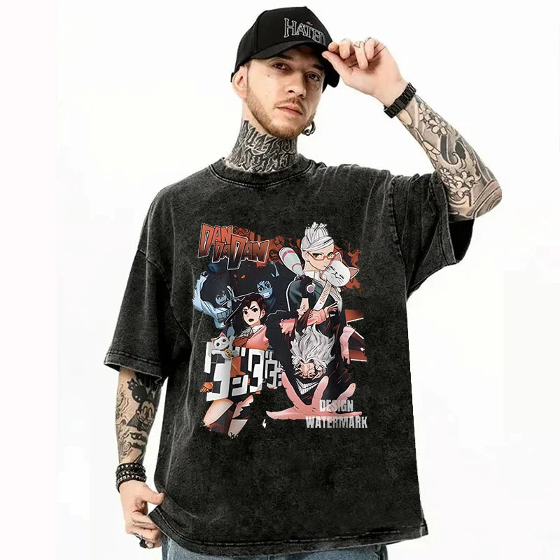 Dan Da Dan ~ Vintage Washed T-Shirts
