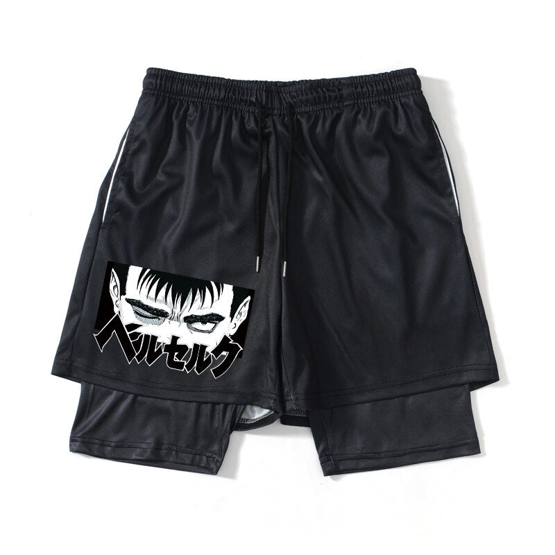 Berserk ~ Gym Shorts w/ Compression