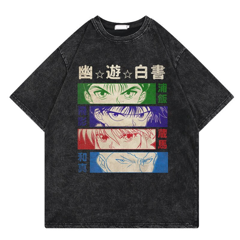 YuYu Hakusho ~ Vintage Washed T-Shirt