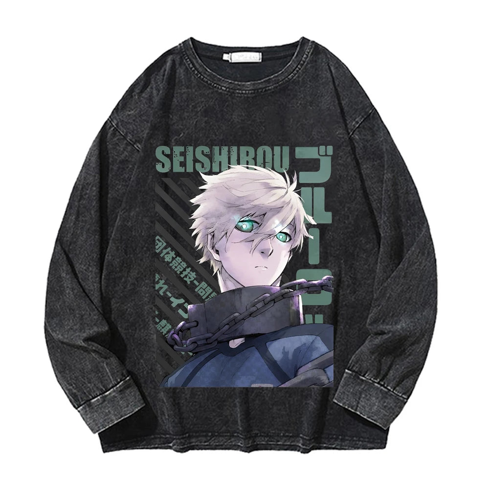Blue Lock ~ Nagi Vintage Washed Sweatshirts