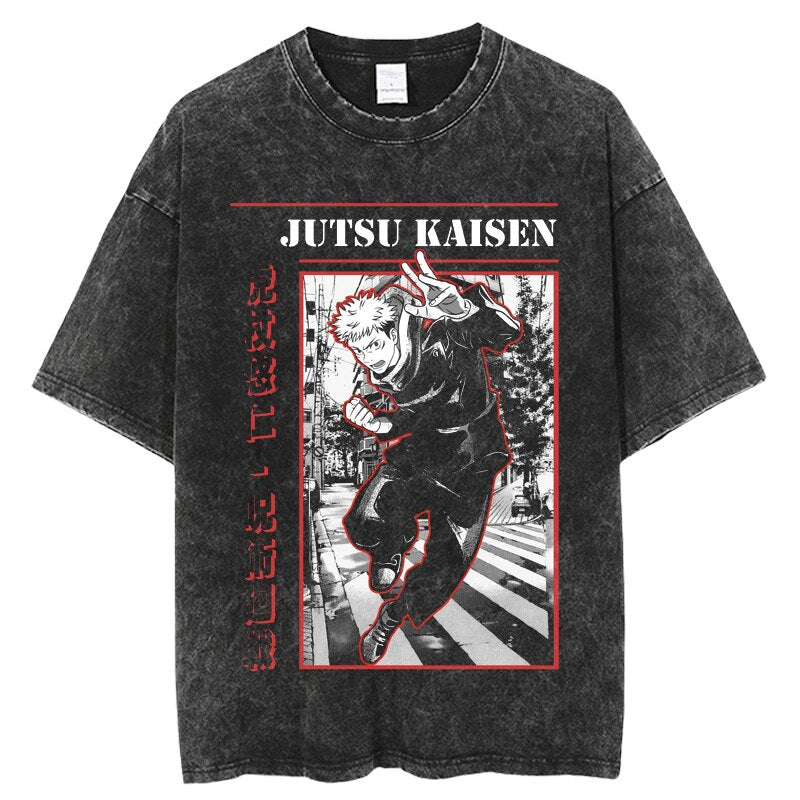 Jujutsu Kaisen ~ Vintage Washed T-Shirts