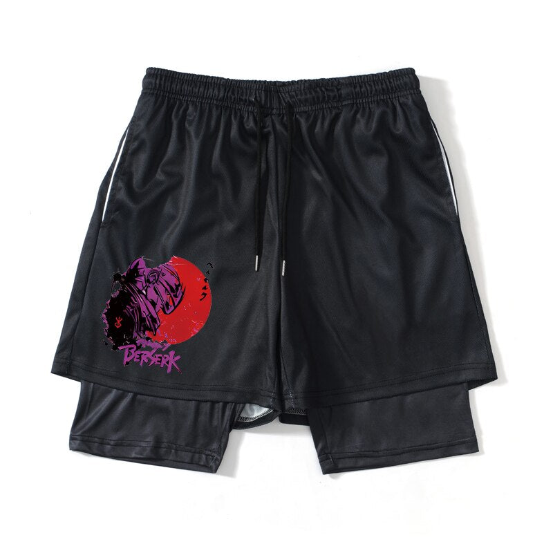 Berserk ~ Gym Shorts w/ Compression