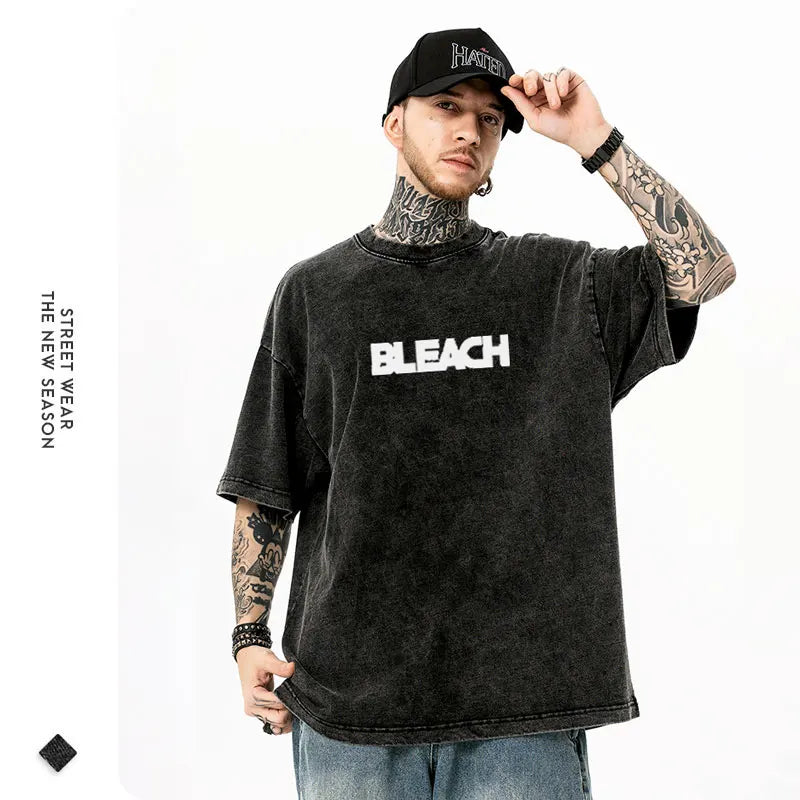 Bleach ~ Premium Vintage Washed Character T-Shirts (BLACK)