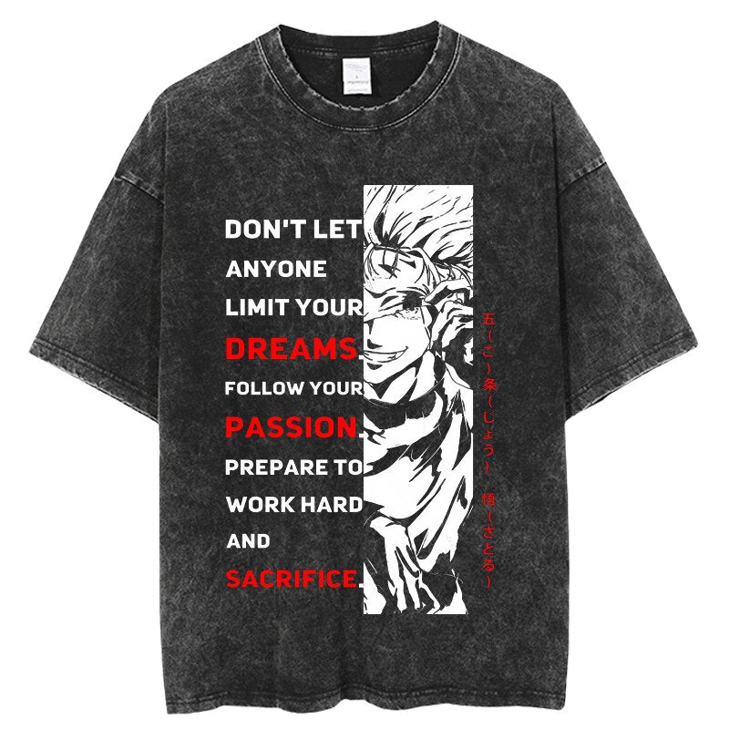 Jujutsu Kaisen ~ Vintage Washed T-Shirts
