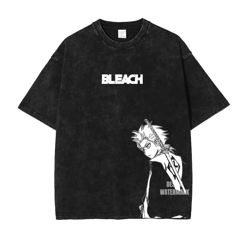 Bleach ~ Premium Vintage Washed Character T-Shirts (BLACK)