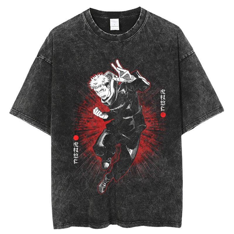 Jujutsu Kaisen ~ Vintage Washed T-Shirts