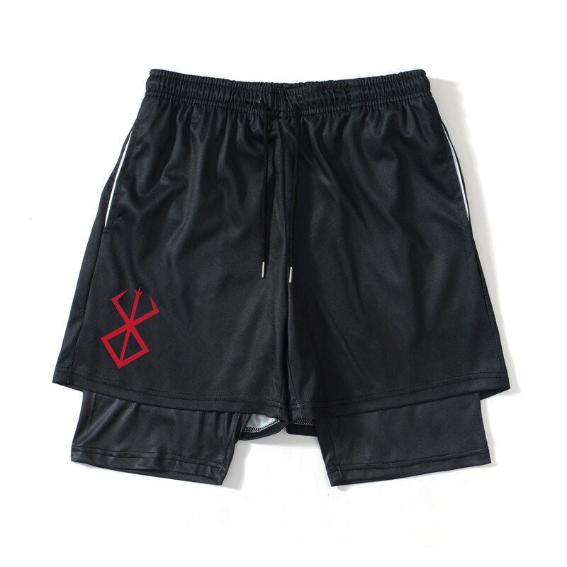 Berserk ~ Gym Shorts w/ Compression
