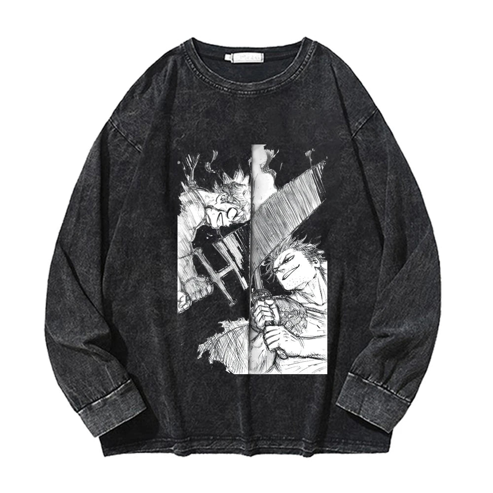 Black Clover ~ Vintage Washed Sweatshirt