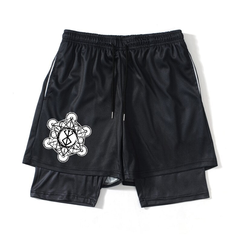 Berserk ~ Gym Shorts w/ Compression