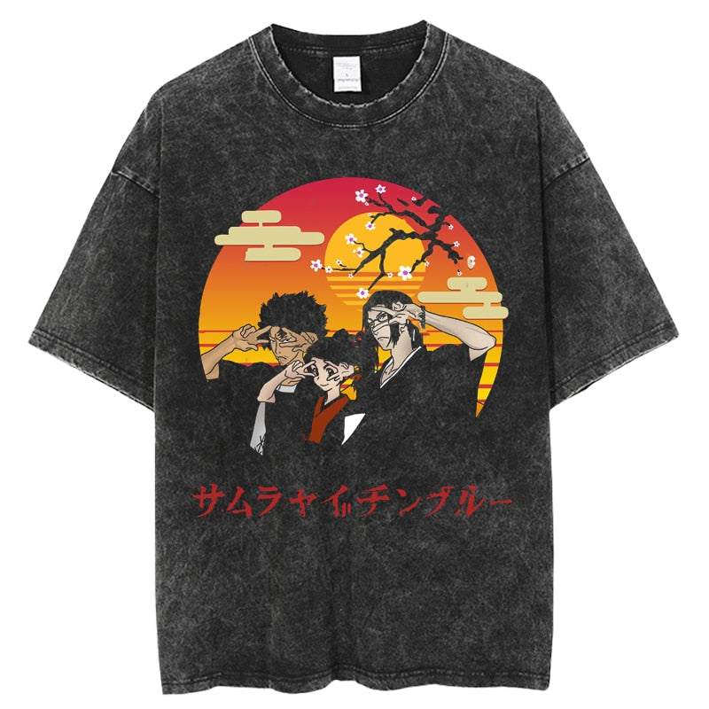 Samurai Champloo ~ Vintage Washed T-Shirts