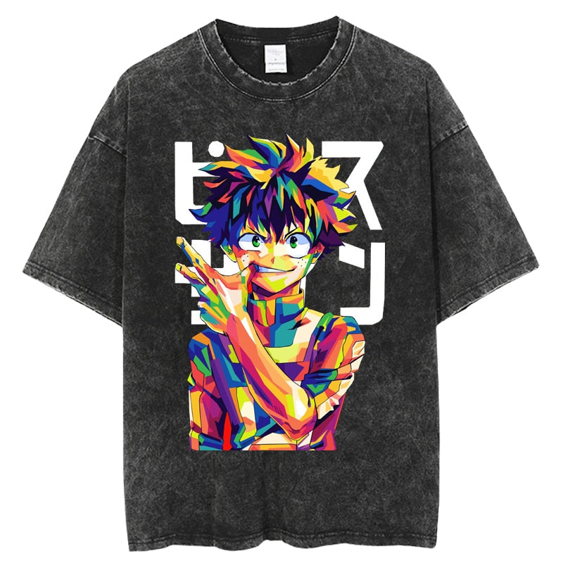 My Hero Academia ~ Vintage Washed T-Shirts