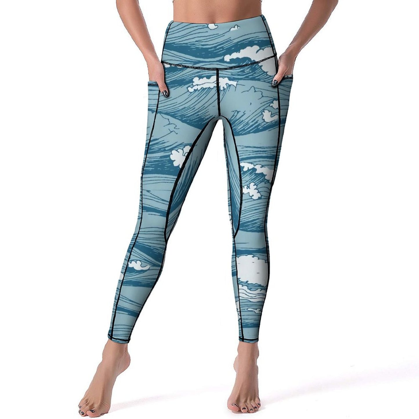 Demon Slayer ~ Leggings w/ Pockets