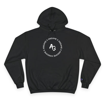 AniGame X Champion Hoodie | Level Up Style, Cozy Streetwear, Perfect Gift for Friends, Relaxed Aesthetic, Casual Wear