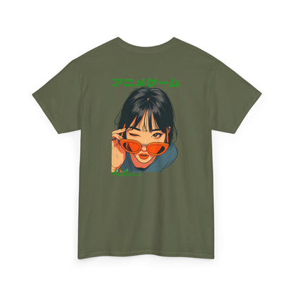 AniGame “Orange Wassup” T-Shirt , Vintage Anime Shirt, Unisex Cotton T-Shirt, Casual Graphic Wear